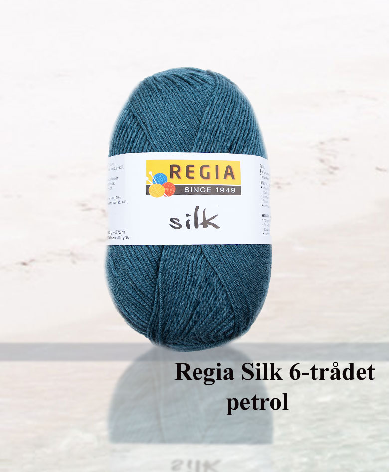 regia silk 6 trådet petrol