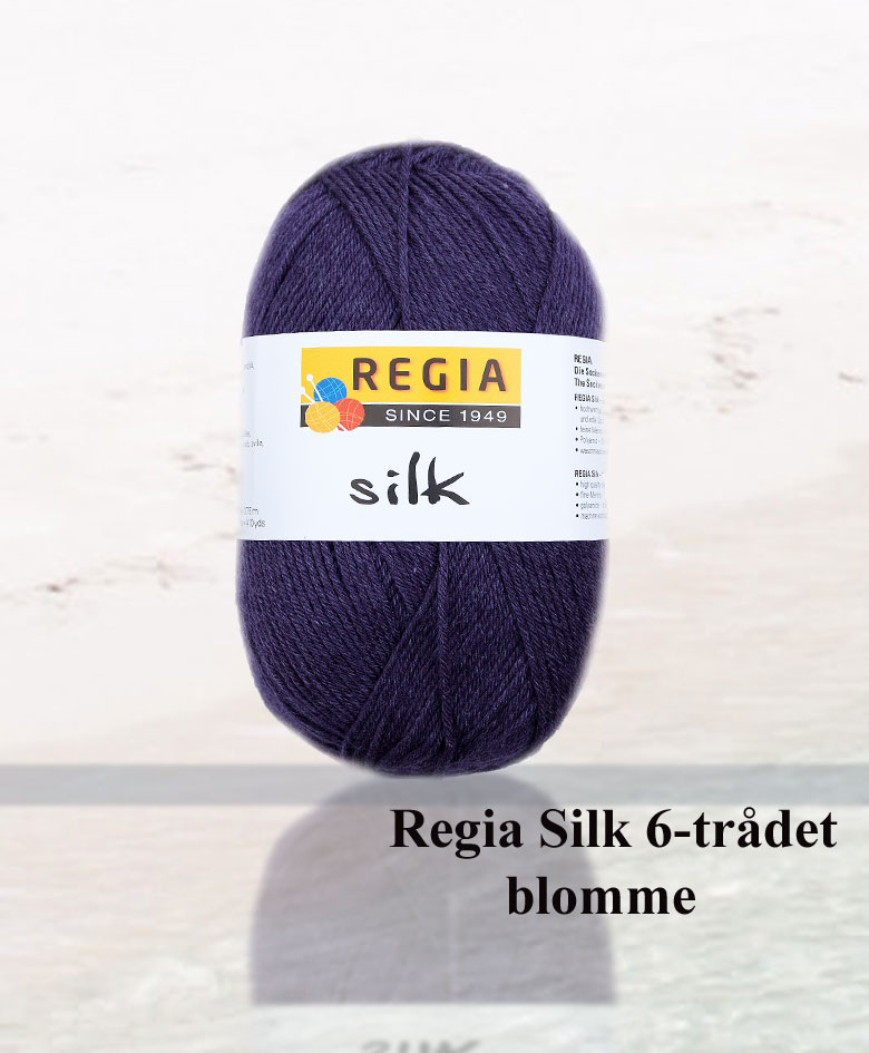 regia silk 6 trådet blomme
